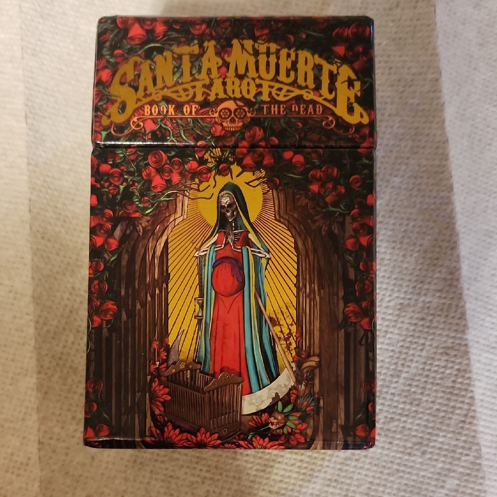 Santa Muerte Book of the Dead Decorative Box
